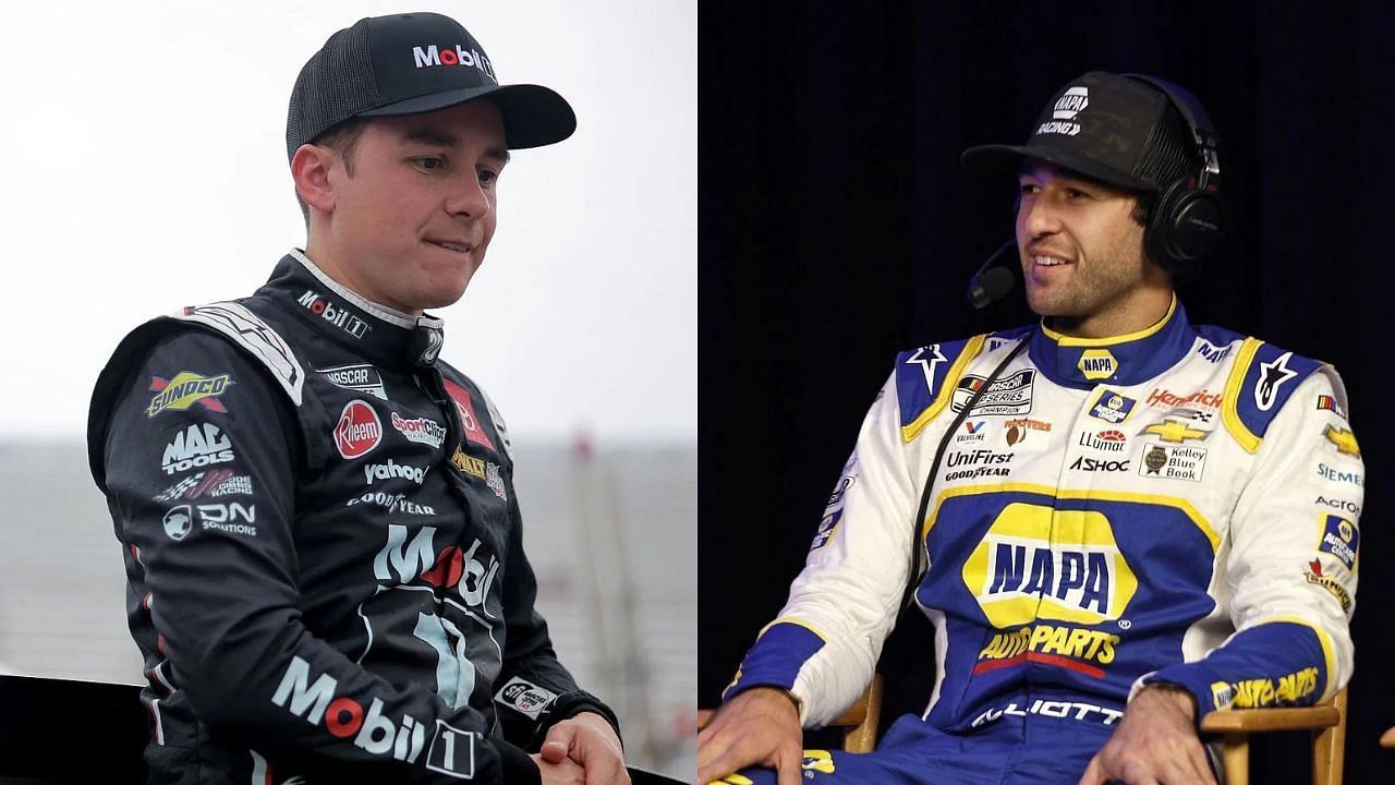 NASCAR Drivers Christopher Bell and Chase Elliott