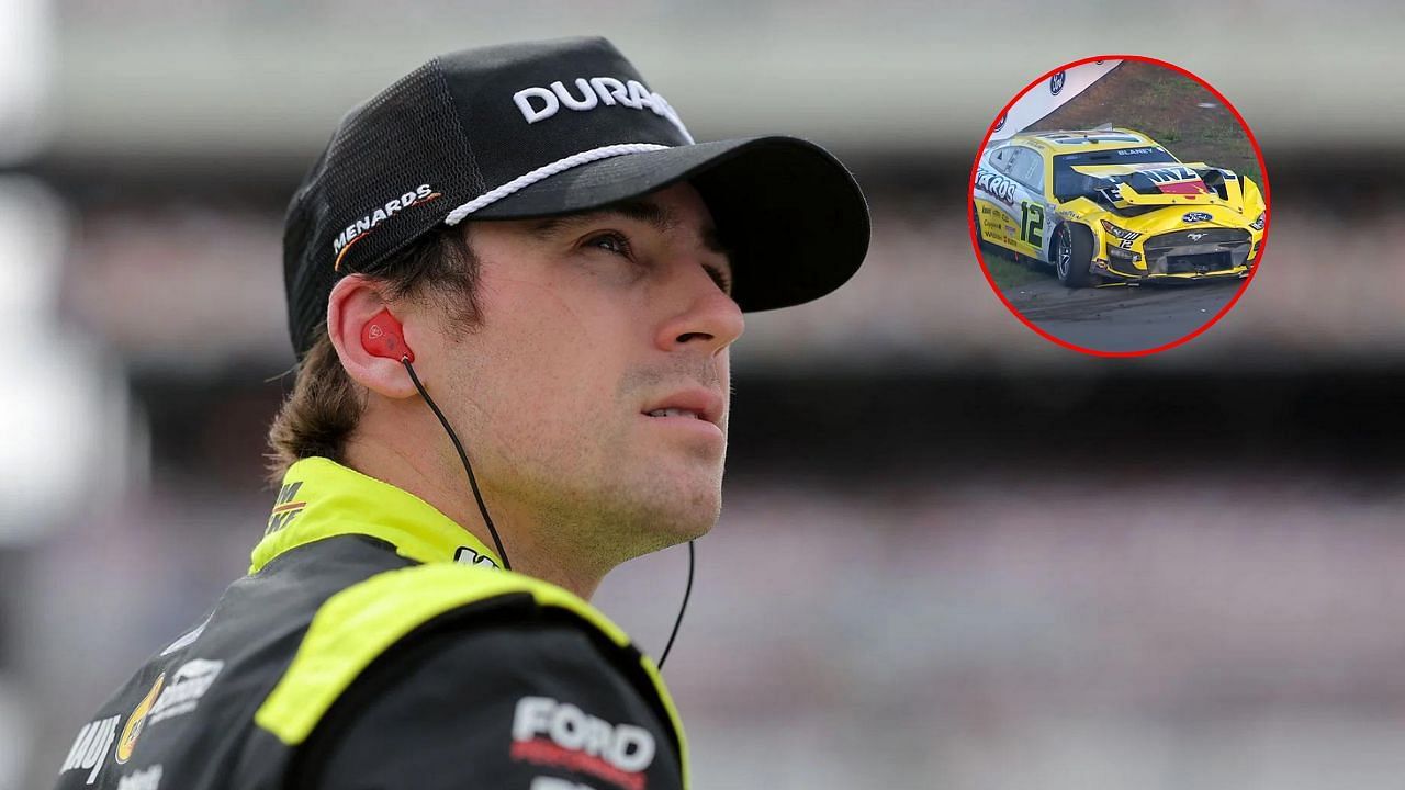 Reigning Cup Series champion Ryan Blaney recalls his brutal 2023 wreck at Nashville Superspeedway