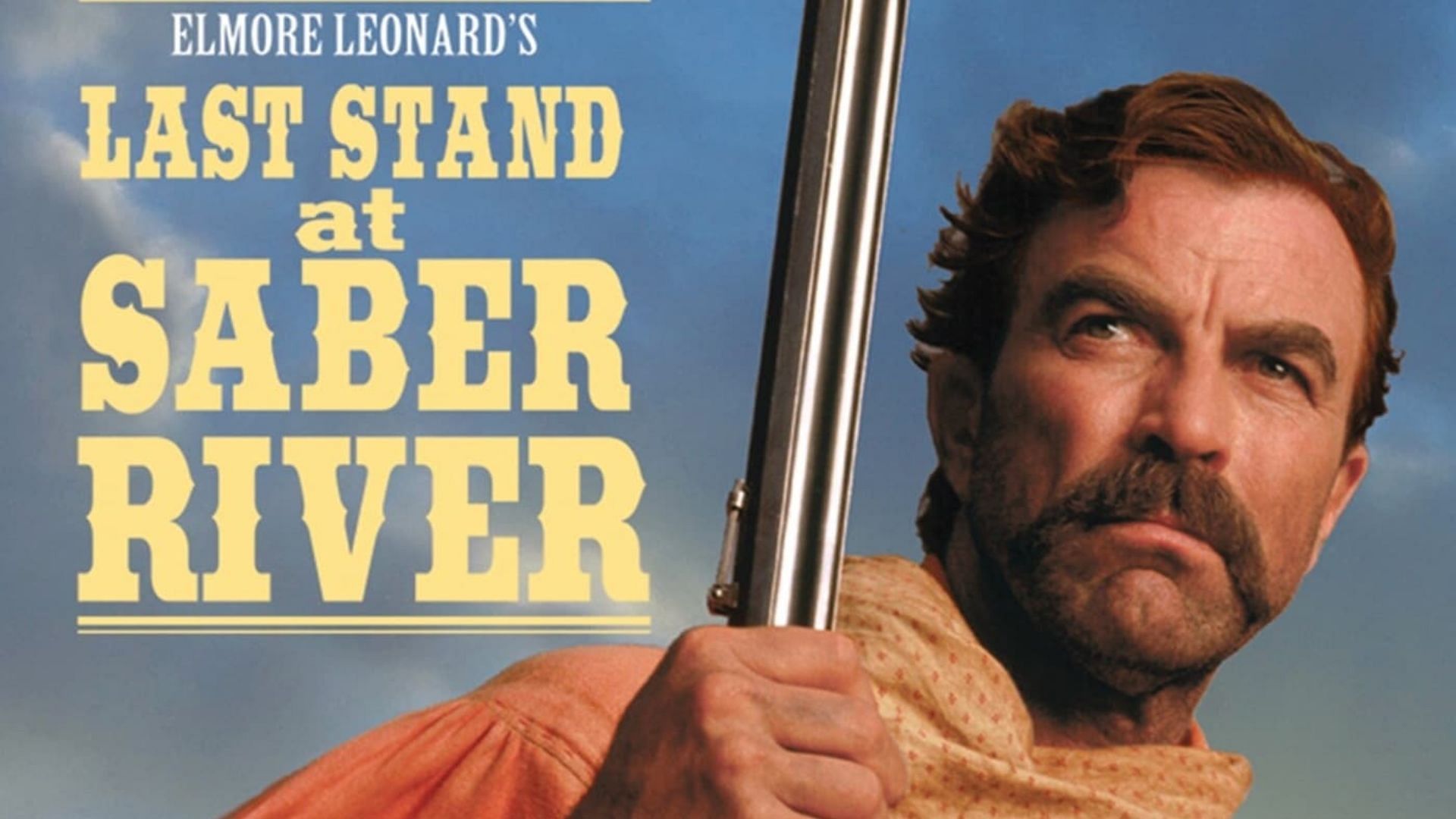 Tom Selleck in a poster for &#039;Last Stand at Saber River&#039; (Image via TNT)