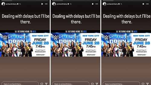 Priest shares an interesting message on his Instagram story ahead of SmackDown.