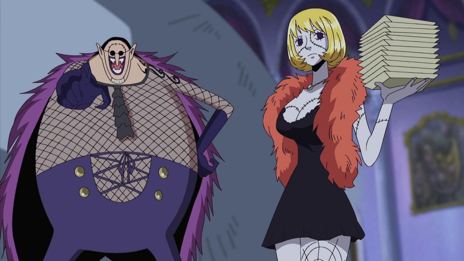 Hogback (left) and Cindry (right) as seen in the anime (Image via Toei Animation)