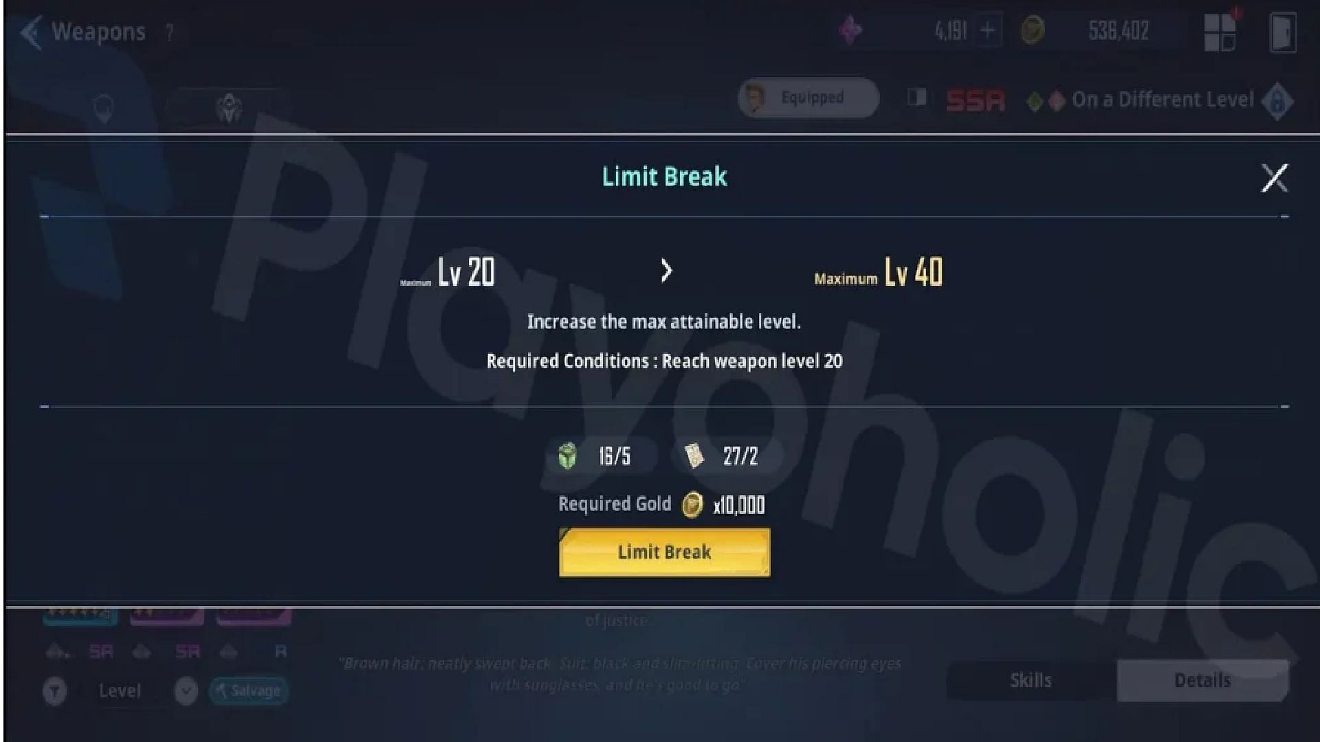 Melding Cubes are crucial to Limit Break Weapons (Image via Netmarble)