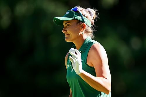 Lexi Thompson is tied for the lead at the Women's PGA Championship