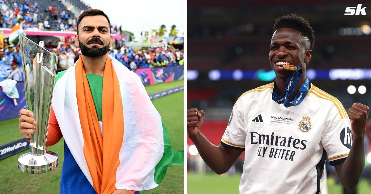 Vinicius Jr comments on Virat Kohli