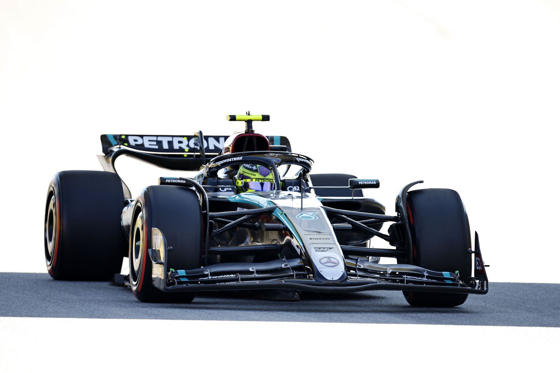 F1 Grand Prix of Spain - Practice: Lewis Hamilton of Great Britain driving the (44) Mercedes AMG Petronas F1 Team W15 - Getty Images