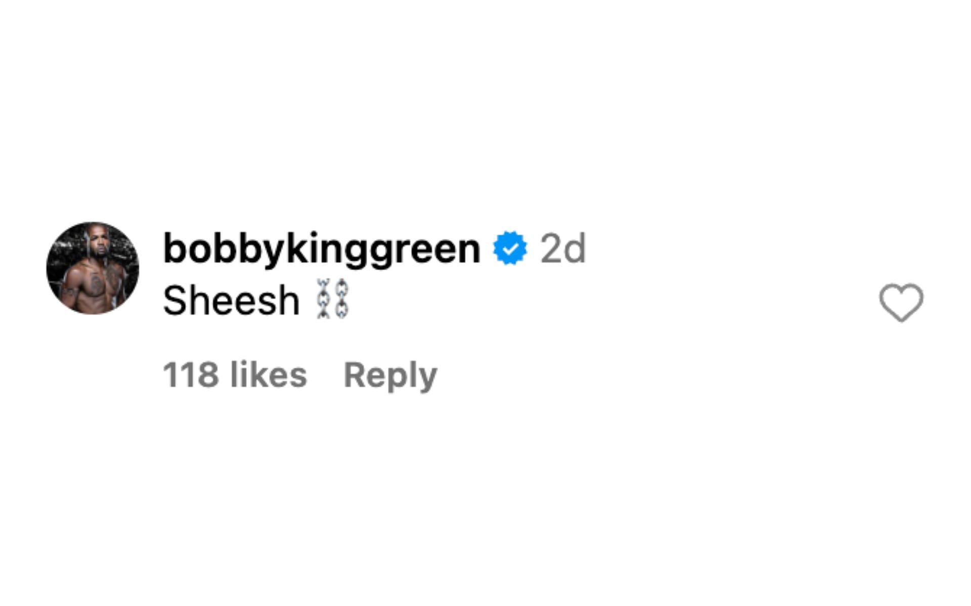 Bobby Green reacting to Arman Tsarukyan&#039;s suspension. [via @mmafighting on Instagram]