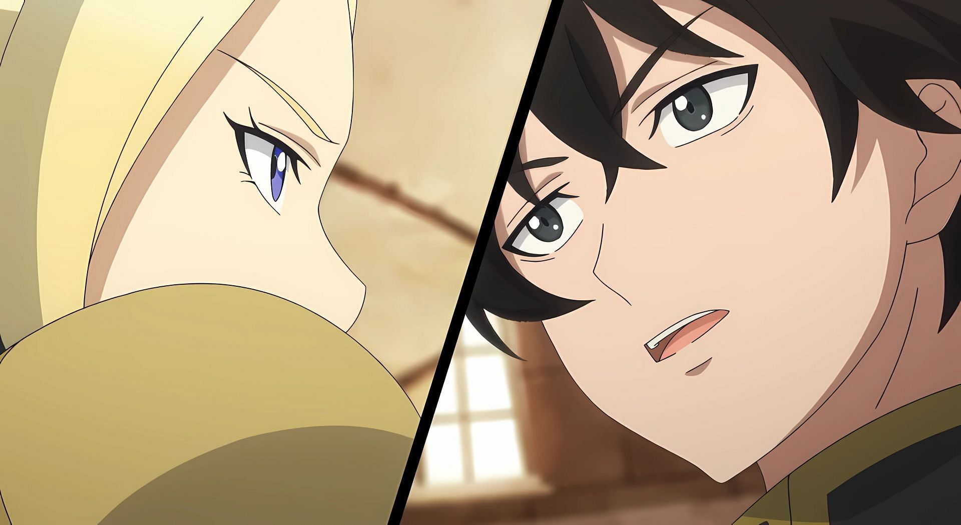 Rionne (left) and Shin (right) as seen in the anime (Image via Yokohama Animation Lab &amp; Cloud Hearts)