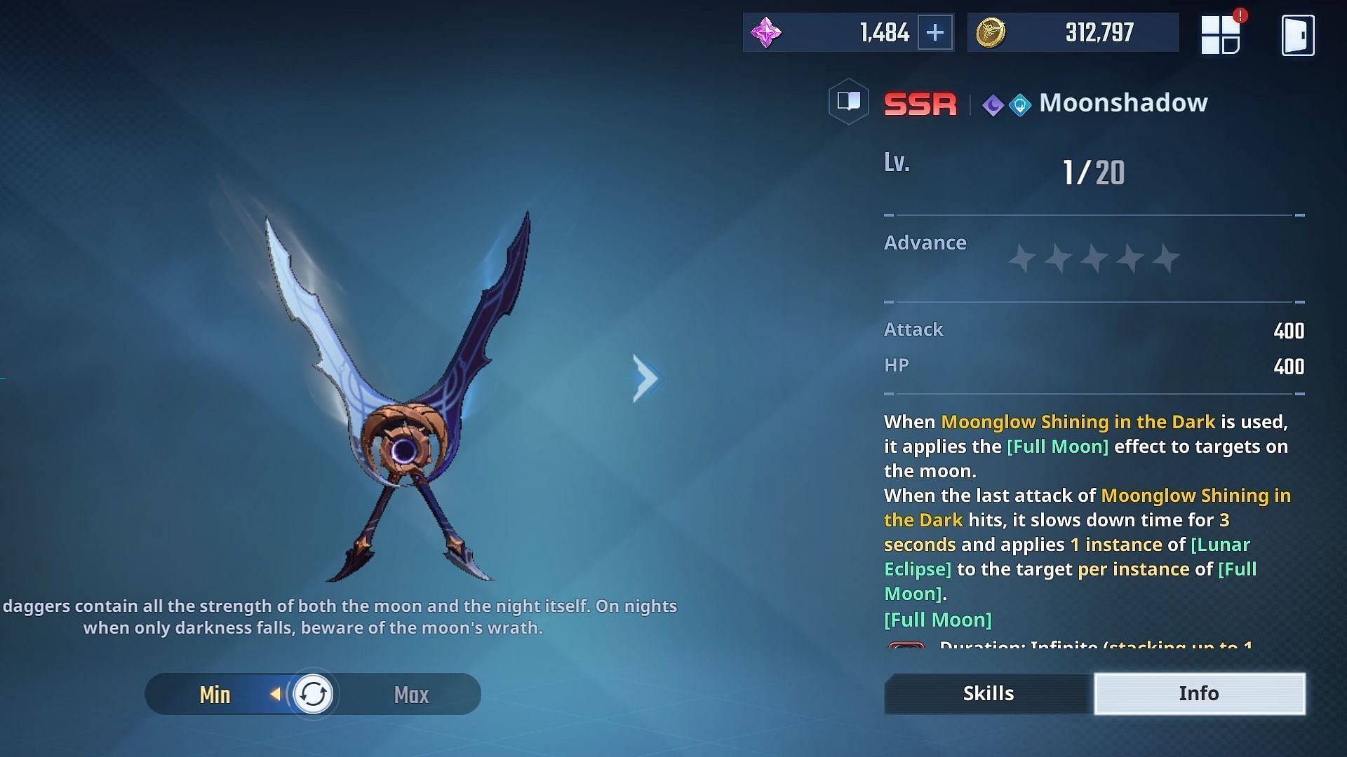 Moonshadow in Solo Leveling Arise. (Image via Netmarble)