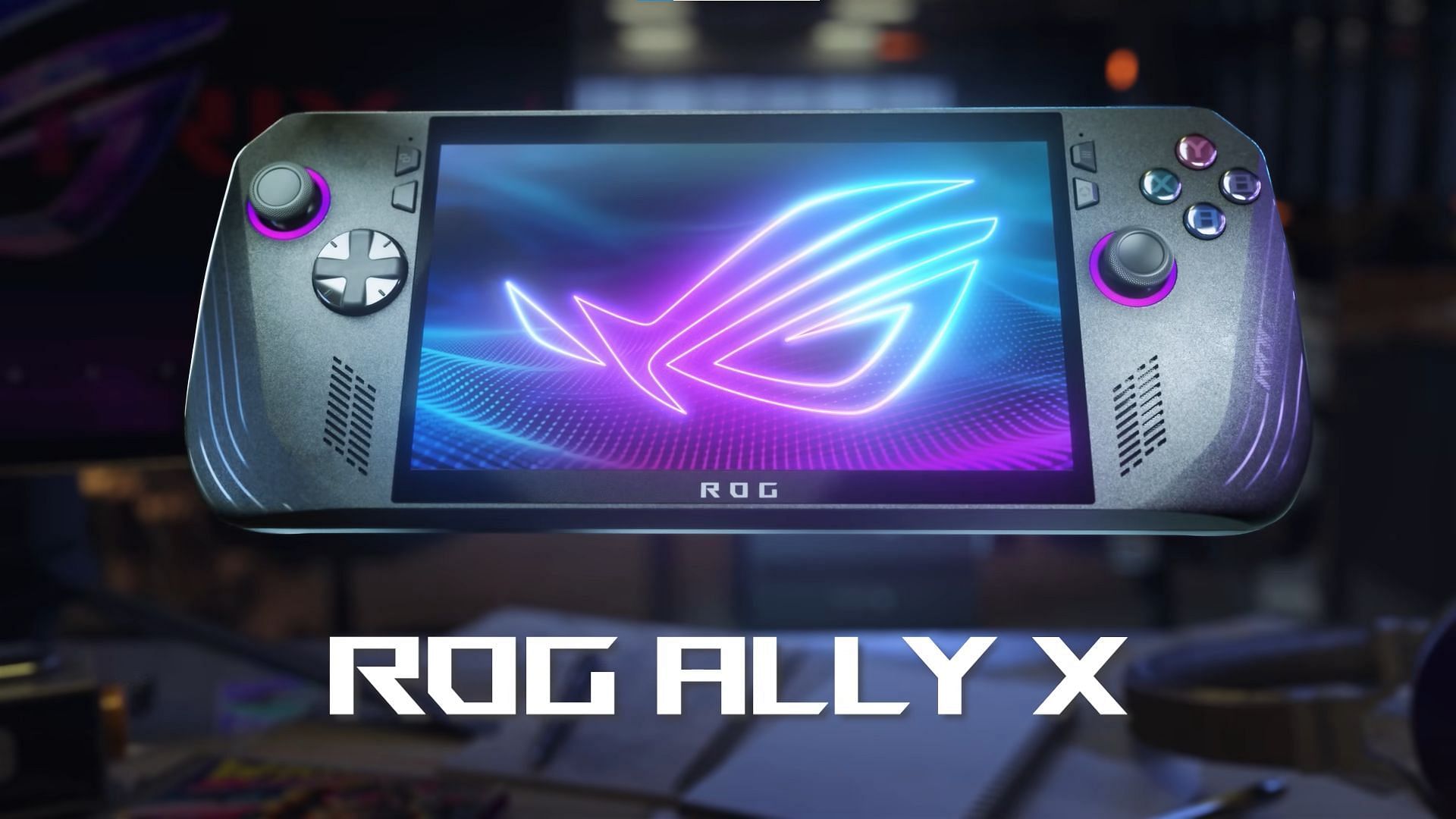 ROG Ally X with its FHD display (Image via ASUS)