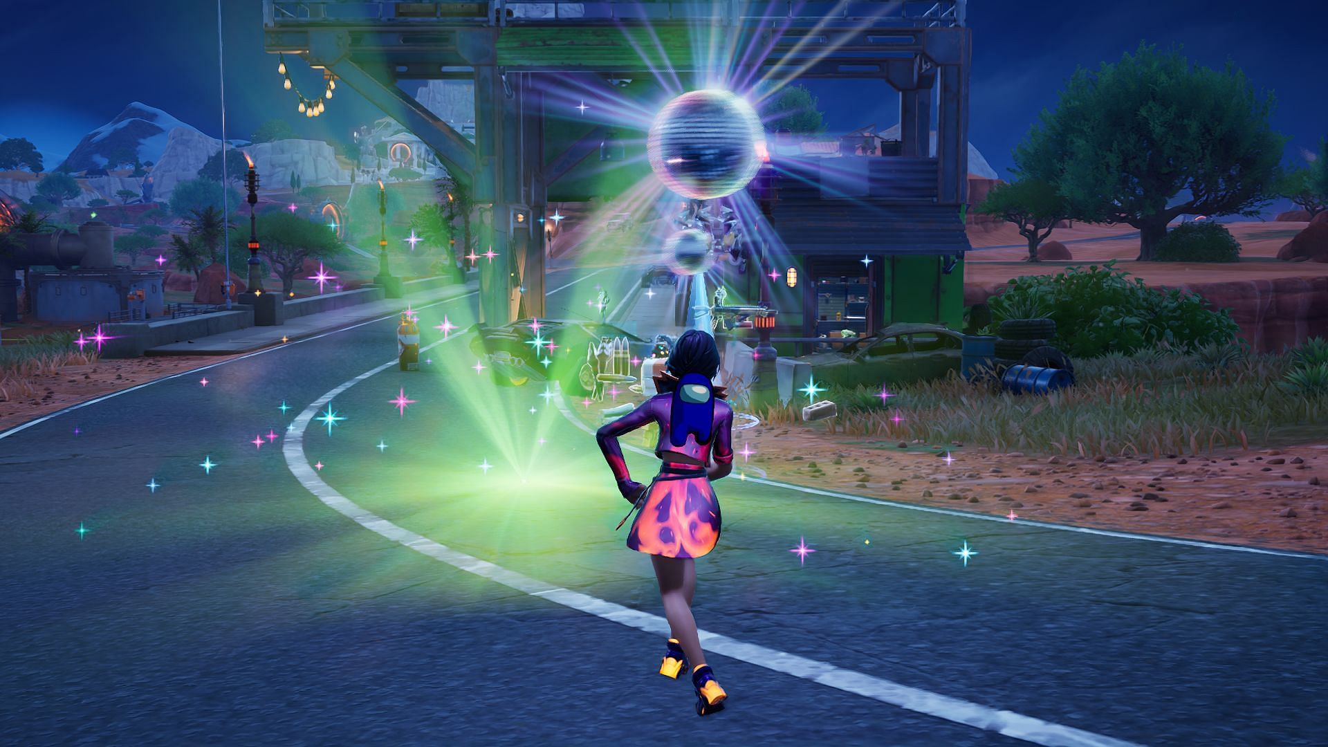 The Boogie Bomb is a great way to stop rampaging vehicles (Image via Epic Games)