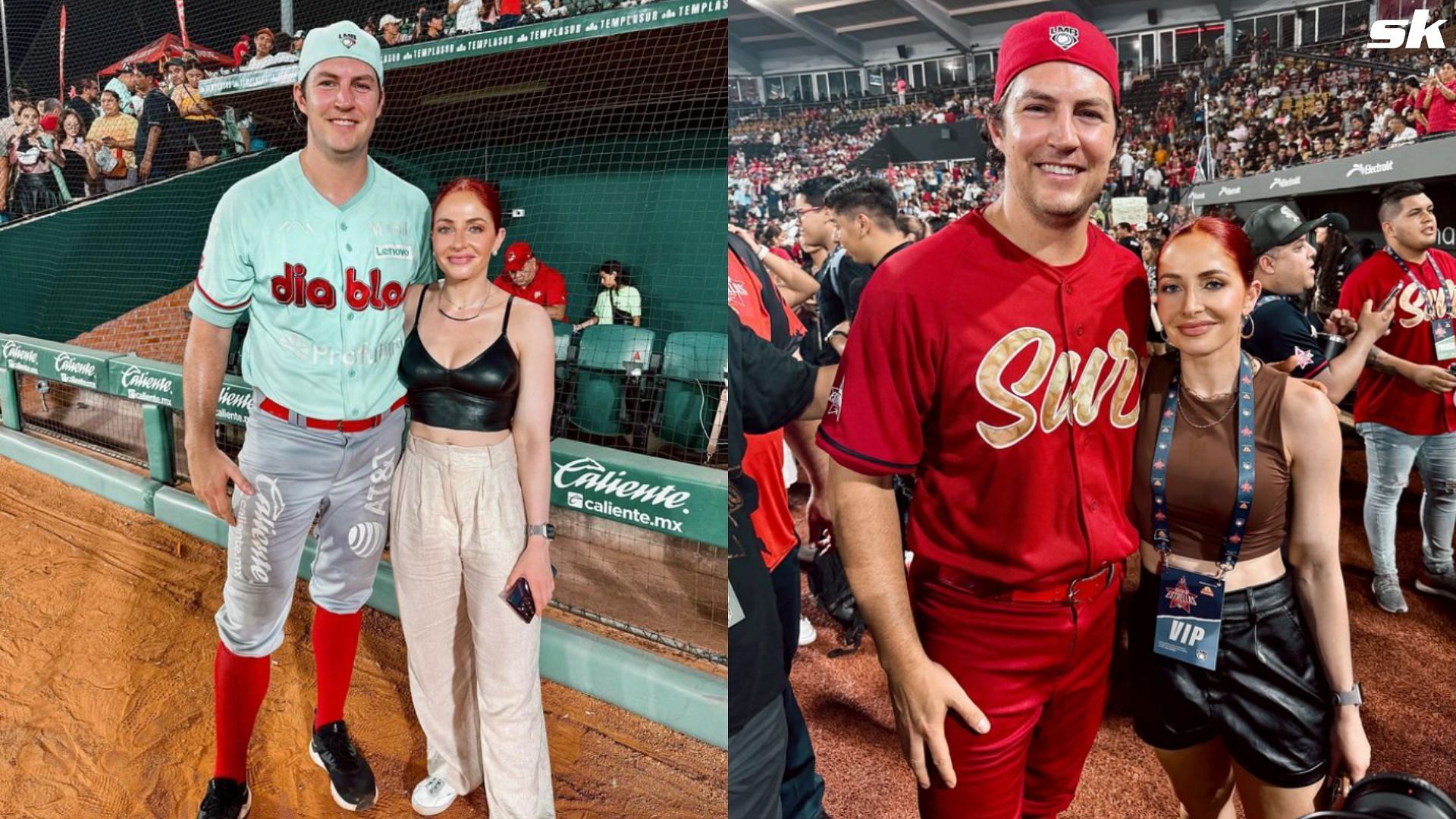 In Photos: Trevor Bauer & agent Rachel Luba enjoy gourmet dinner in ...