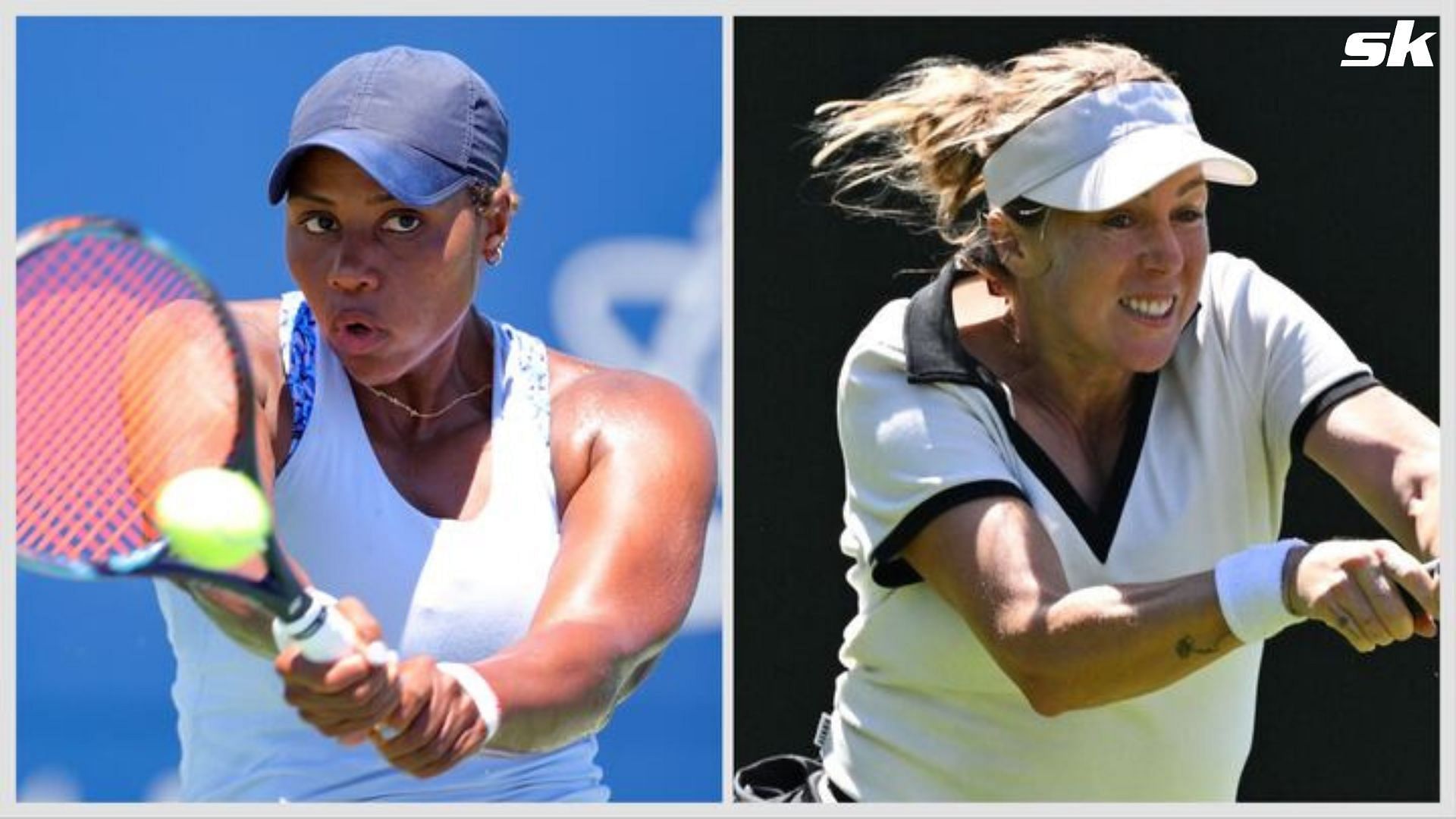 Taylor Townsend vs Anastasia Pavlyuchenkova, Wimbledon 2024 R1 (Picture: Getty) 