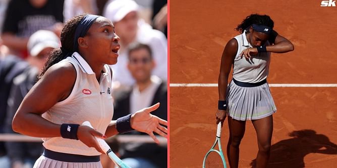 "They are booing because you are wrong" - Coco Gauff in tears after heated argument with chair umpire in French Open SF vs Iga Swiatek
