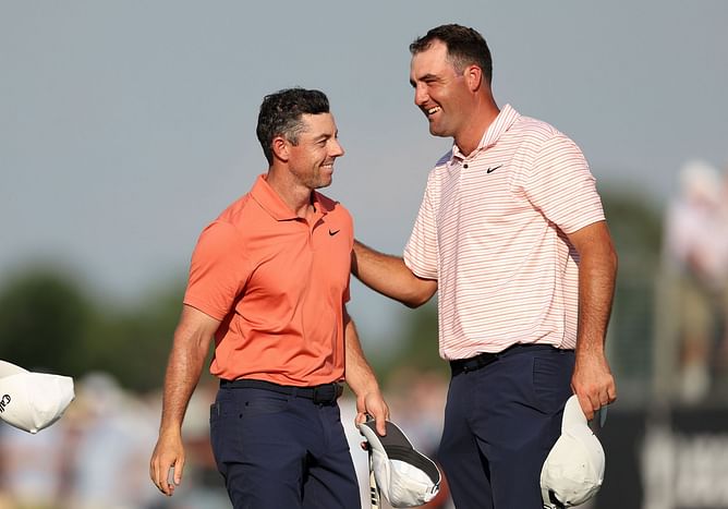 Rory McIlroy says being paired with players like Scottie Scheffler helps ‘get the extra juices’ to outshine the competition