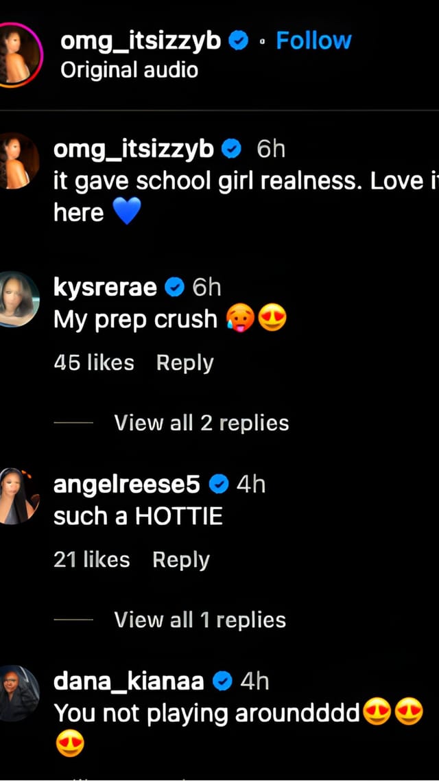 Kysre Gondrezick and Angel Reese reacted to Harrison&rsquo;s GRWM video [Photo Credit: Isabelle Harrison IG handle]