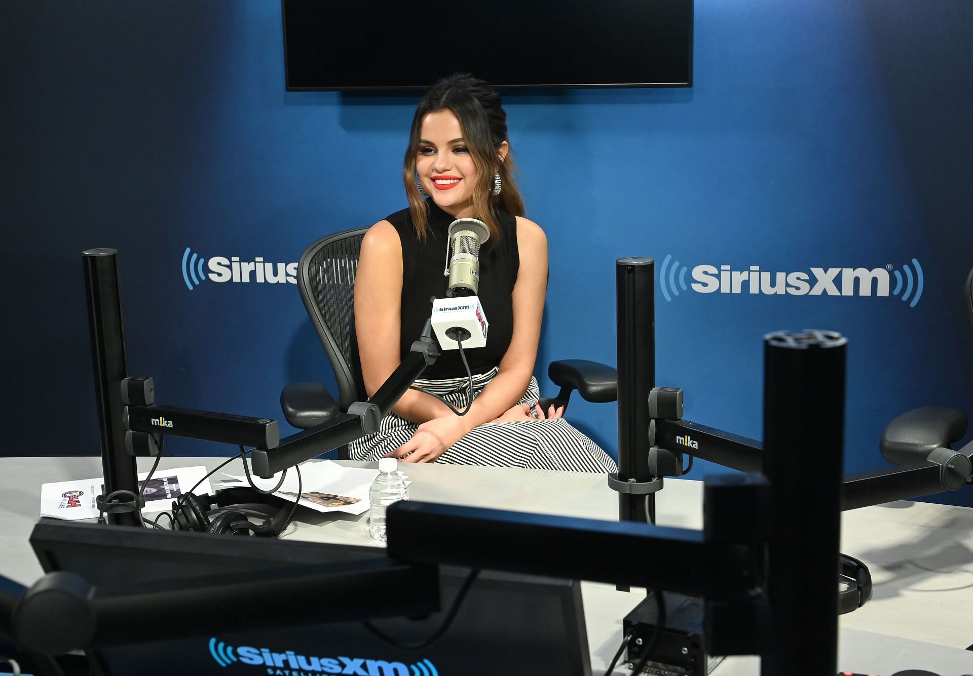 Selena Gomez Visits The SiriusXM Studios In New York City