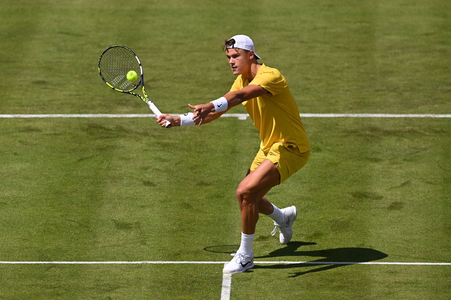 Holger Rune pictured at the 2024 Queen&#039;s Club Championships (Image Source: Getty)