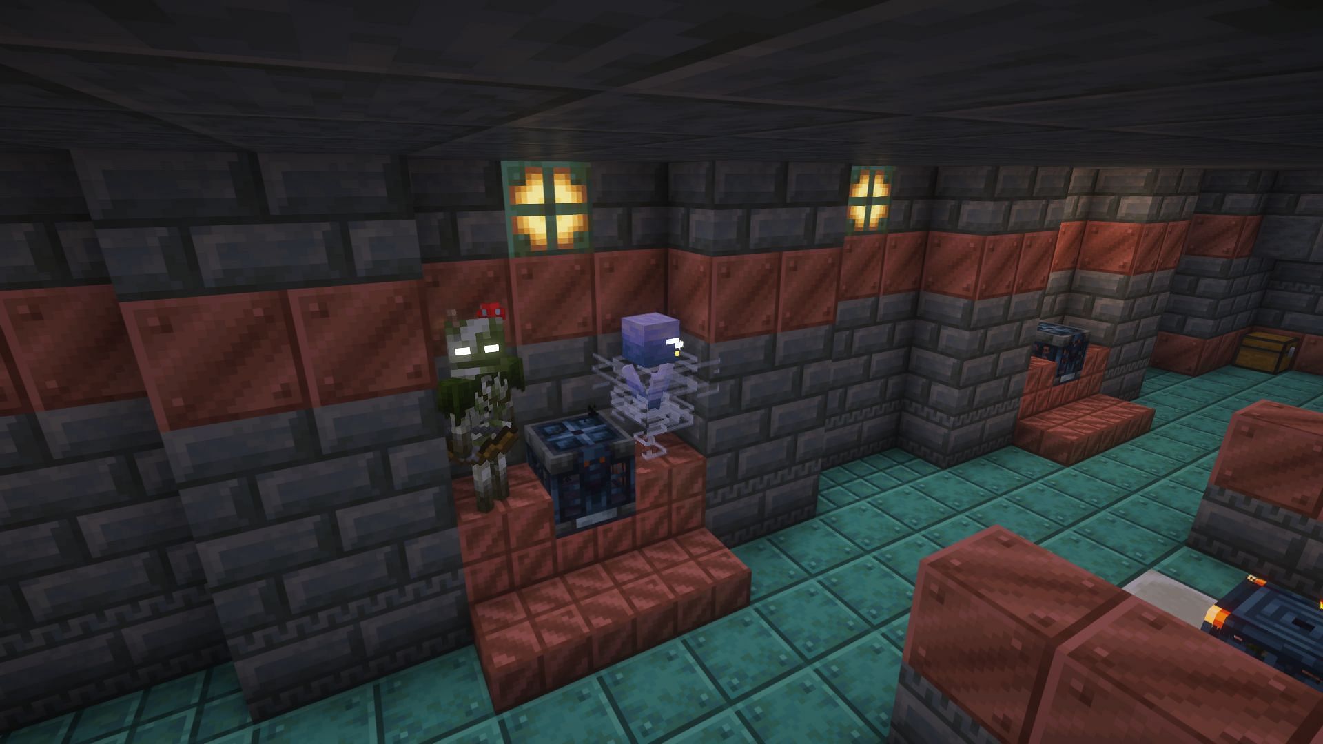 Bogged and breeze in the trial chambers (Image via Mojang Studios)