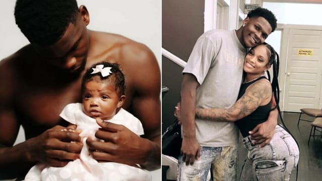 anthony edwards baby mama and daughter Image 1