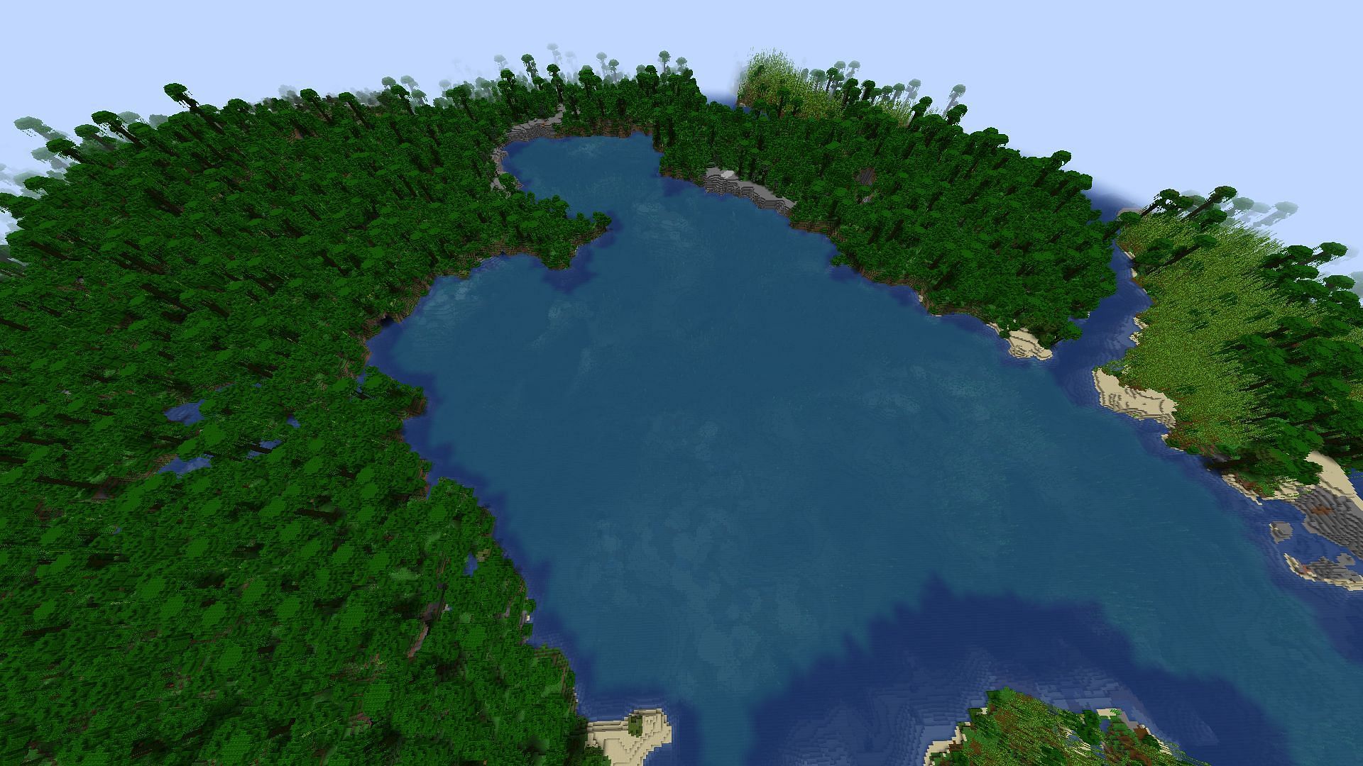 This Minecraft seed's dense jungle biomes contain more than a few trial chambers (Image via Mojang)