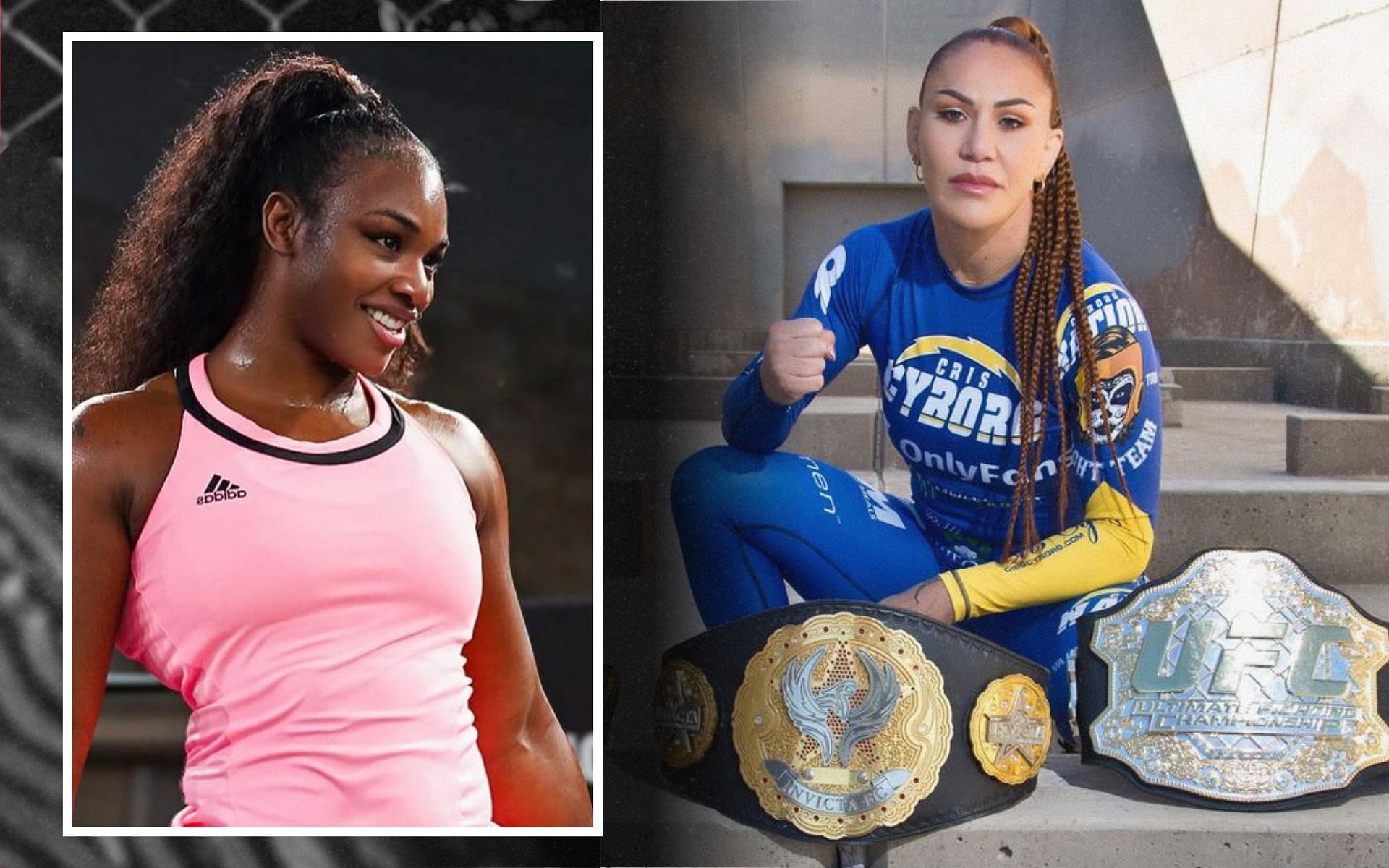 Claressa Shields opens up on how her soured friendship with Cris Cyborg. [Image courtesy: @criscyborg &amp; @claressashields on Instagram]