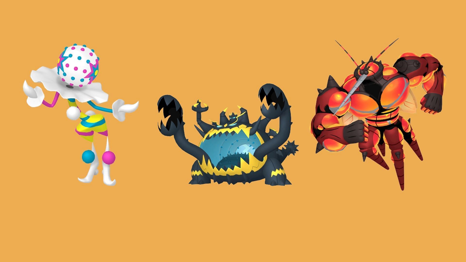 Blacephalon, Guzzlord, and Buzzwole (Image via The Pokemon Company)