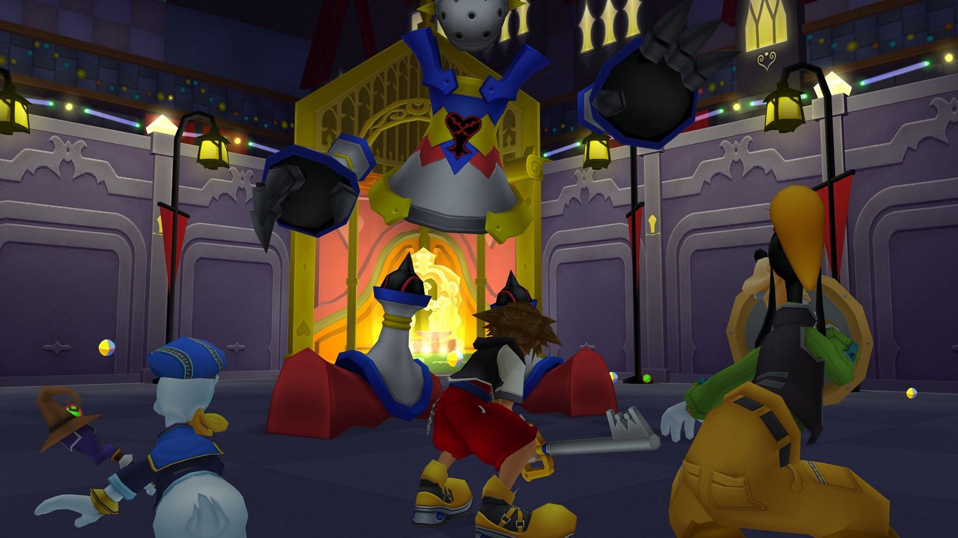 One of the earliest bosses in the original Kingdom Hearts (Image via Square Enix)