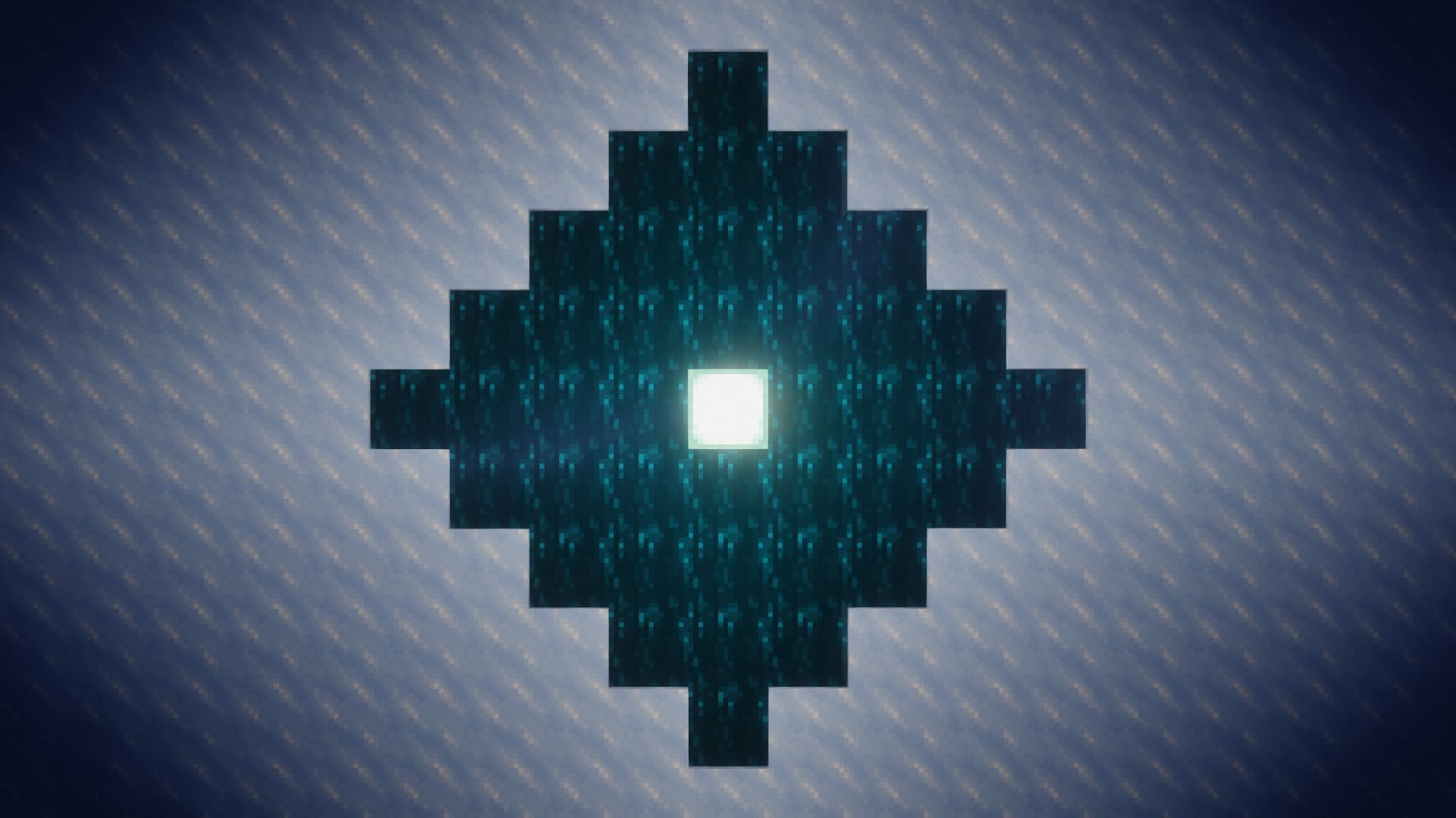 Light sources such as sea lanterns turn ice blocks into water sources (Image via Mojang)