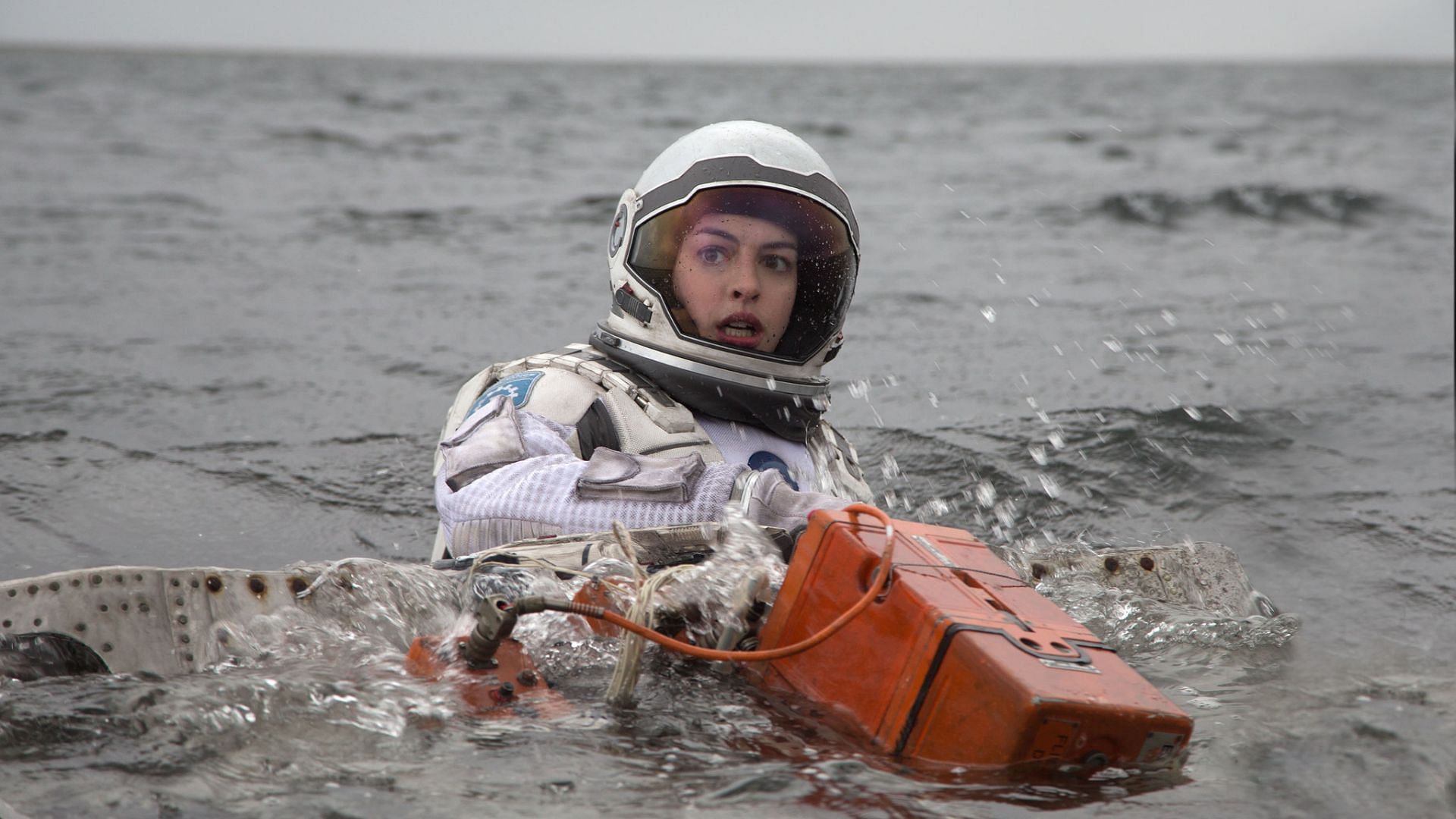 Anne Hathaway in &#039;Interstellar&#039; (Image via IMDb)