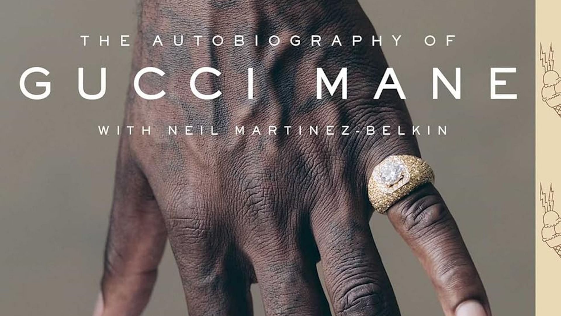 The cover art for Gucci Mane&#039;s book titled &quot;The Autobiography of Gucci Mane&quot; (Image via Amazon)