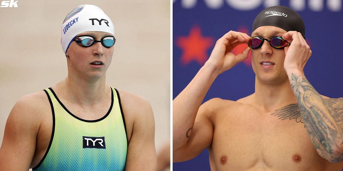 Katie Ledecky and Caeleb Dressel will be competing at the US Olympic Swimming Team Trials 2024. PHOTO: Getty Images