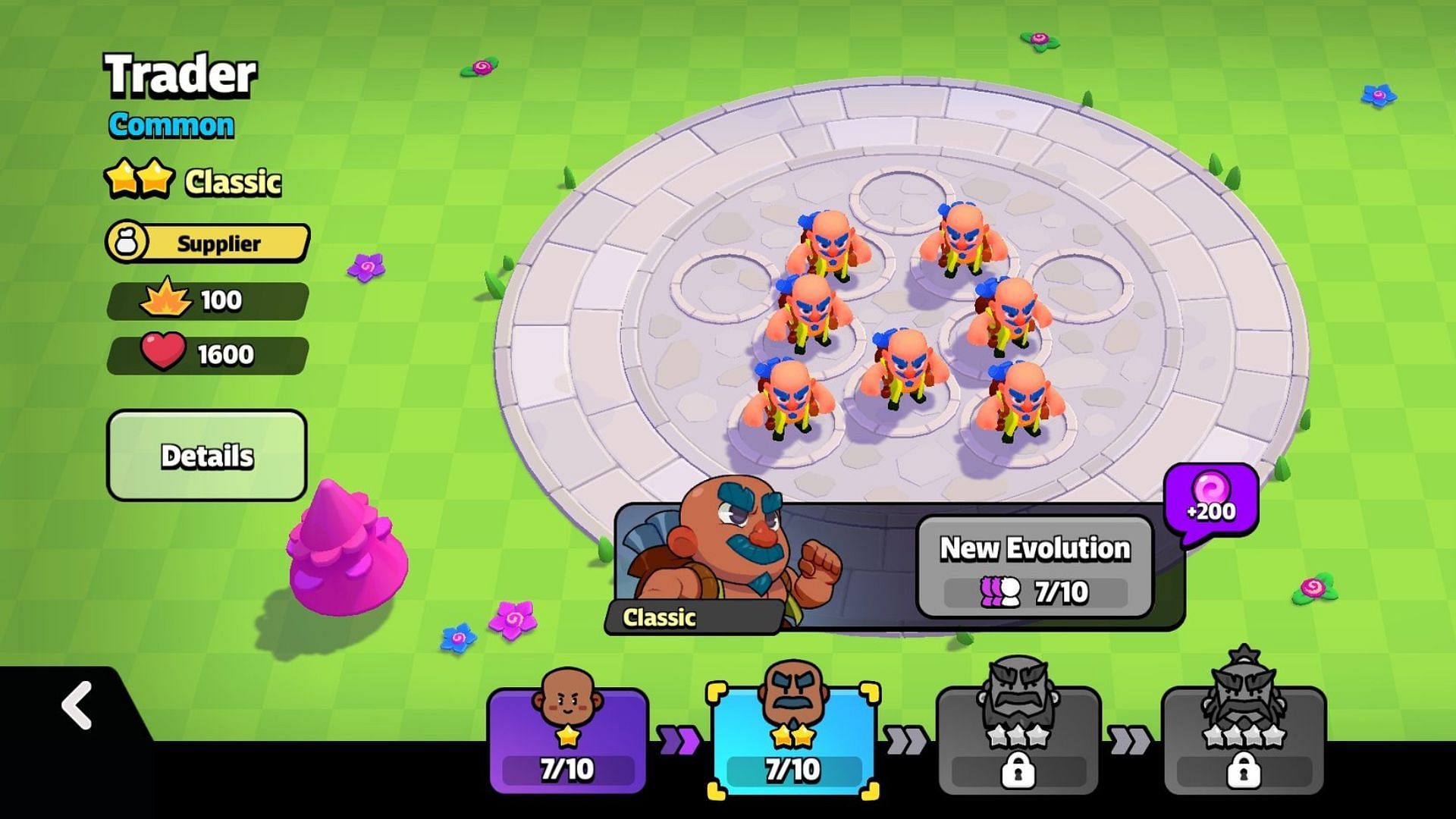 Classic evolution Trader in Squad Busters (Image via SuperCell)