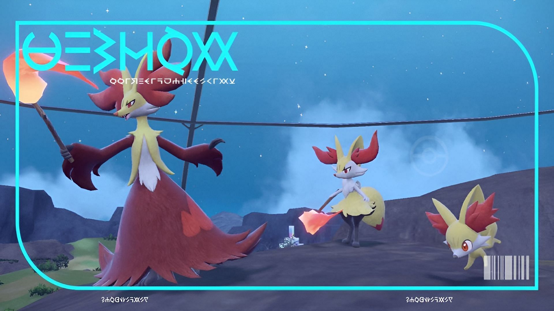 Delphox can fit a special attacker niche in Pokemon Scarlet and Violet's VGC (Image via The Pokemon Company)