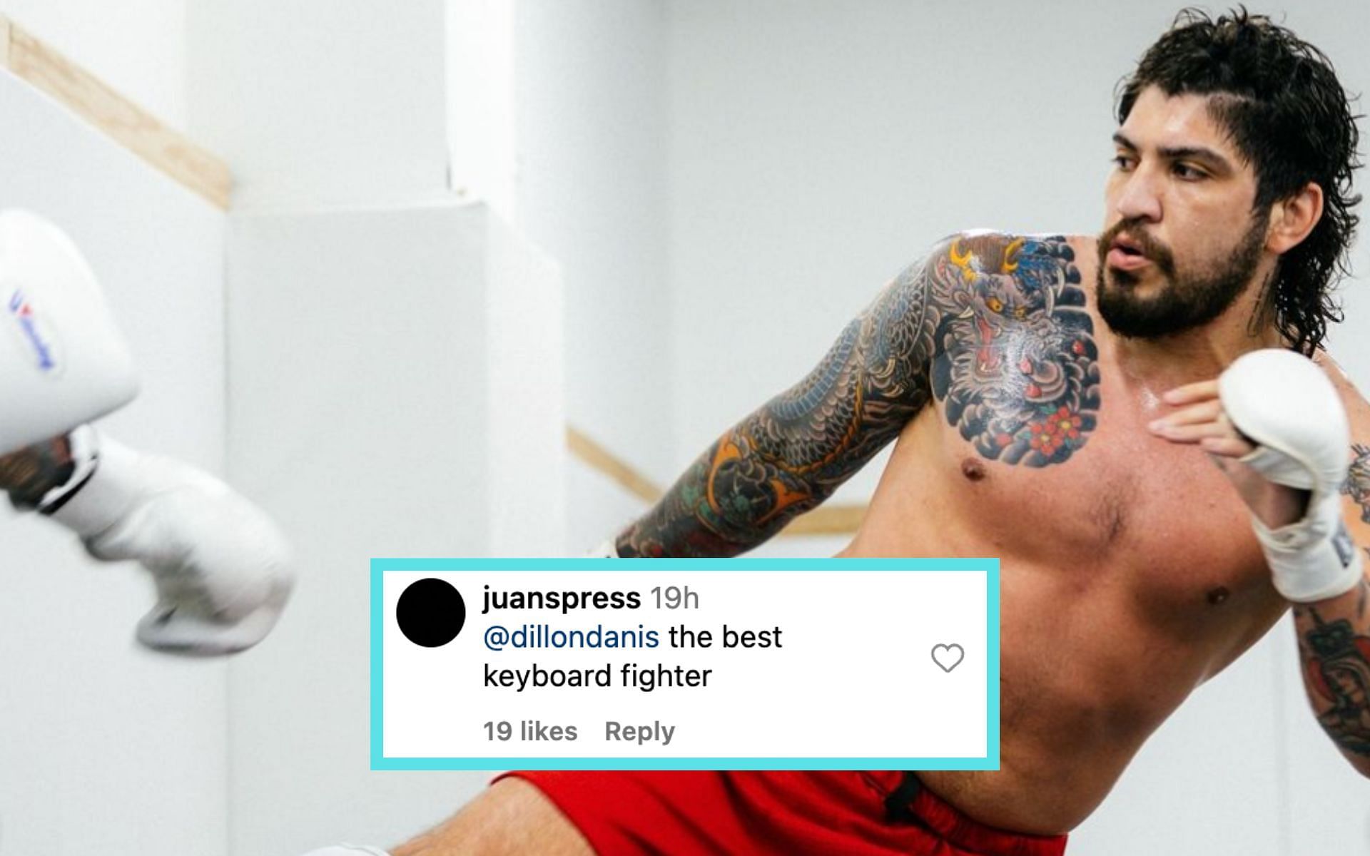 Fans attack Dillon Danis (pictured) for claiming he could have &quot;saved&quot; UFC 303. [Image courtesy: @dillondanis on Instagram]