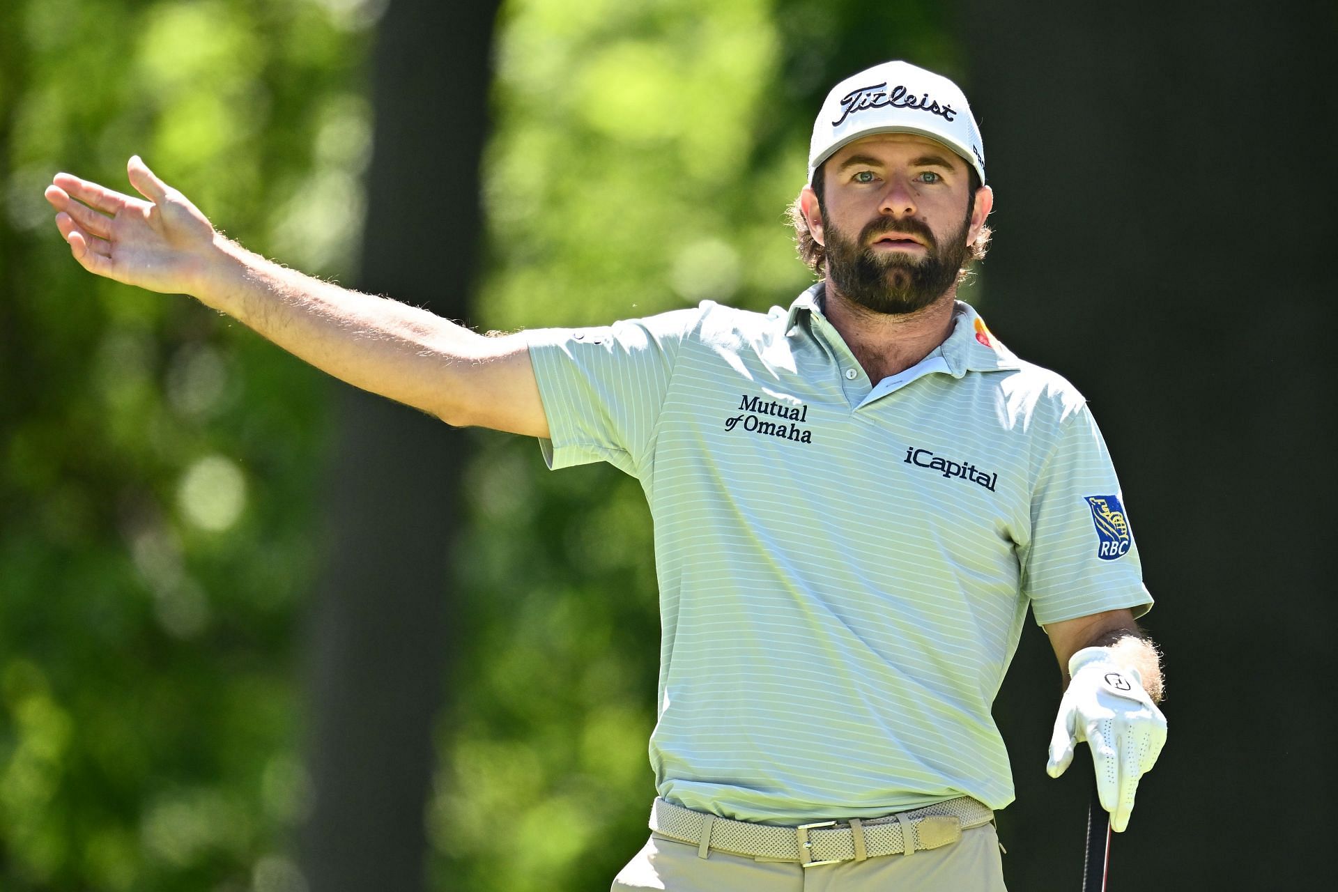 Cameron Young during the 2024 RBC Canadian Open, Round Two