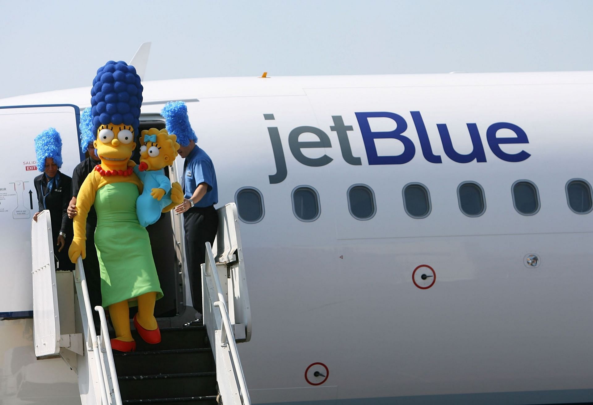 Jet Blue Unveils Aircraft In Celebration Of &quot;The Simpsons&quot; Movie Release