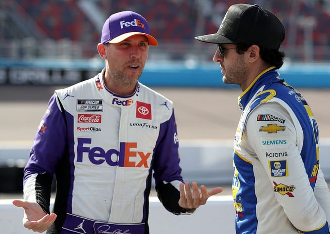 “As long as I keep touching a HMS driver”: Denny Hamlin rules out adopting a dog leading to increase in popularity