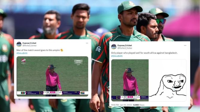 अंपायर के कारण बांग्लादेश को मिली हार, ICC का उड़ा मजाक; फैंस ने जमकर किया ट्रोल