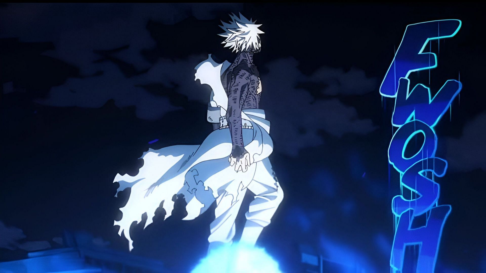 Dabi as seen in the anime (Image via BONES)