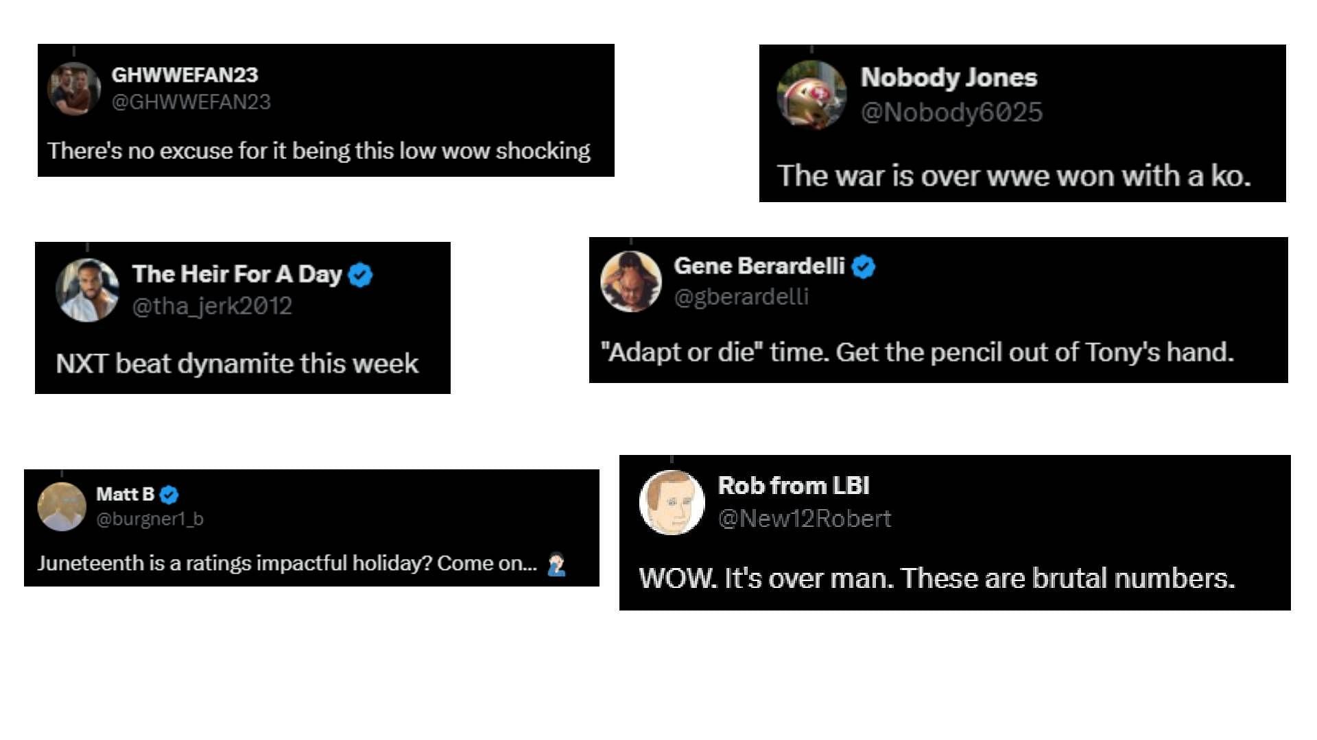 Screengrab of fan reactions (source: X.com)