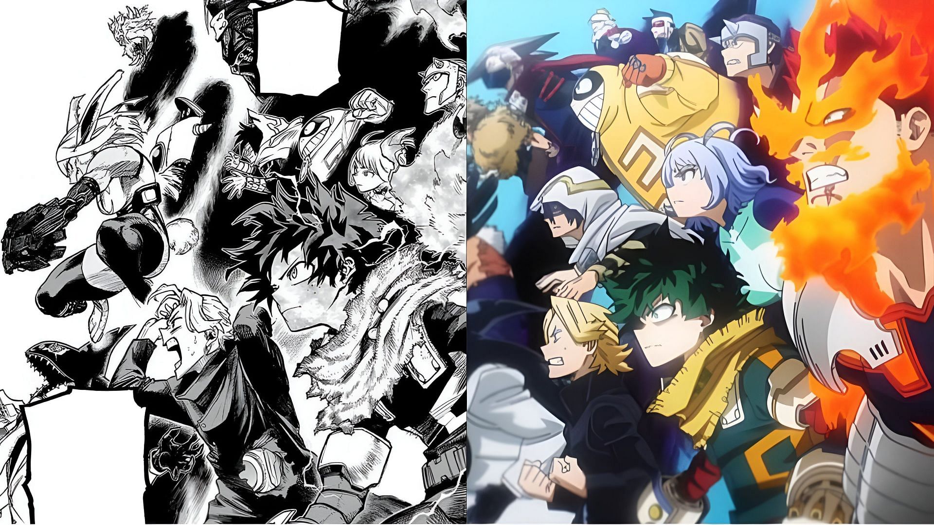 My Hero Academia season 7 episode 5: Anime vs. Manga comparison (Image via Bones &amp; Shueisha)