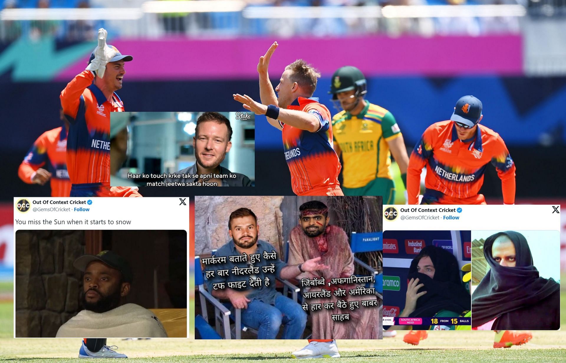 Top 10 funny memes from SA vs NED WC match (Image credits: ICC)