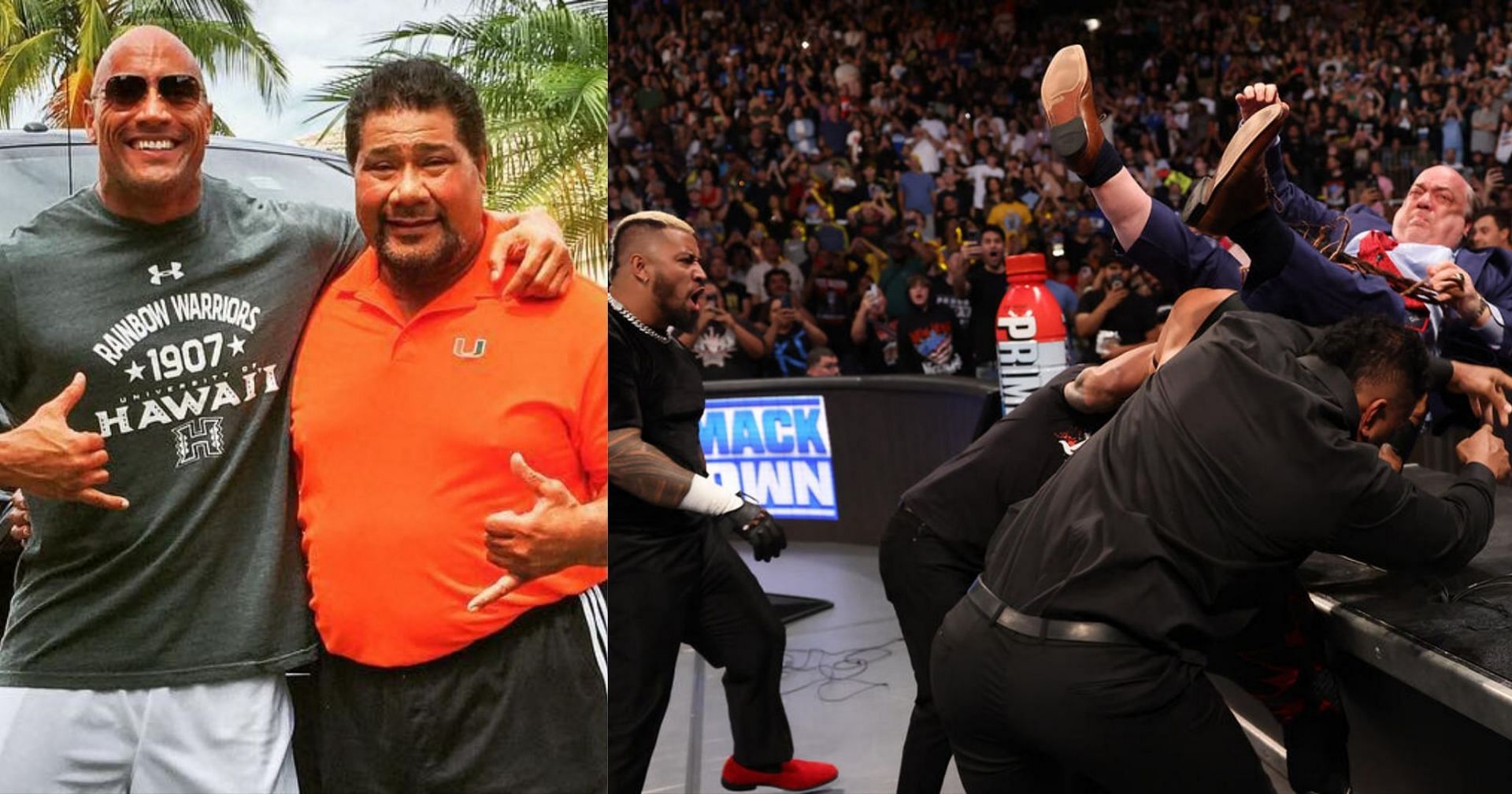 The Rock, Haku &amp; The Bloodline 