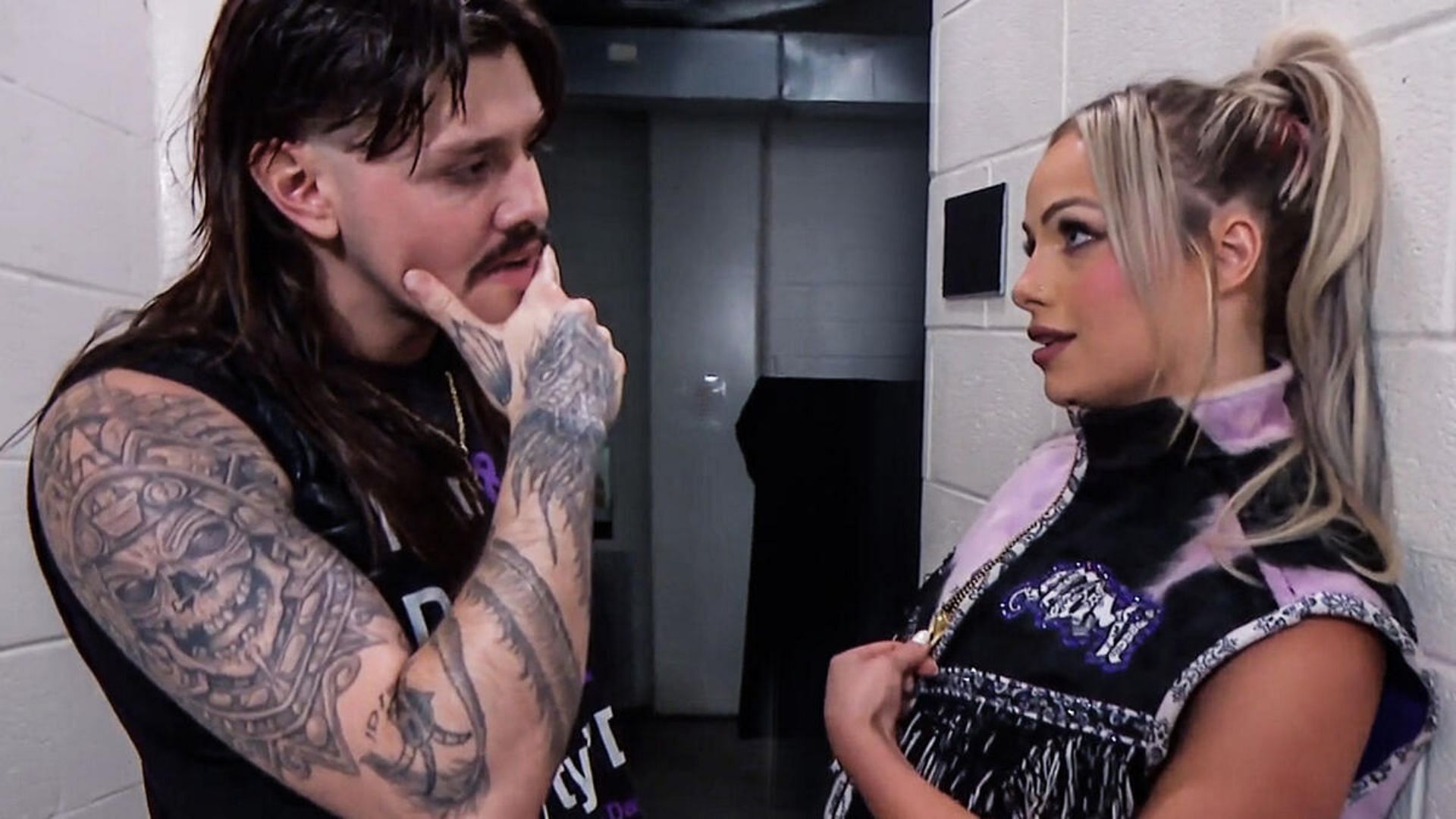 Dominik Mysterio (left) and Liv Morgan (right) (Image Credits: WWE.com)