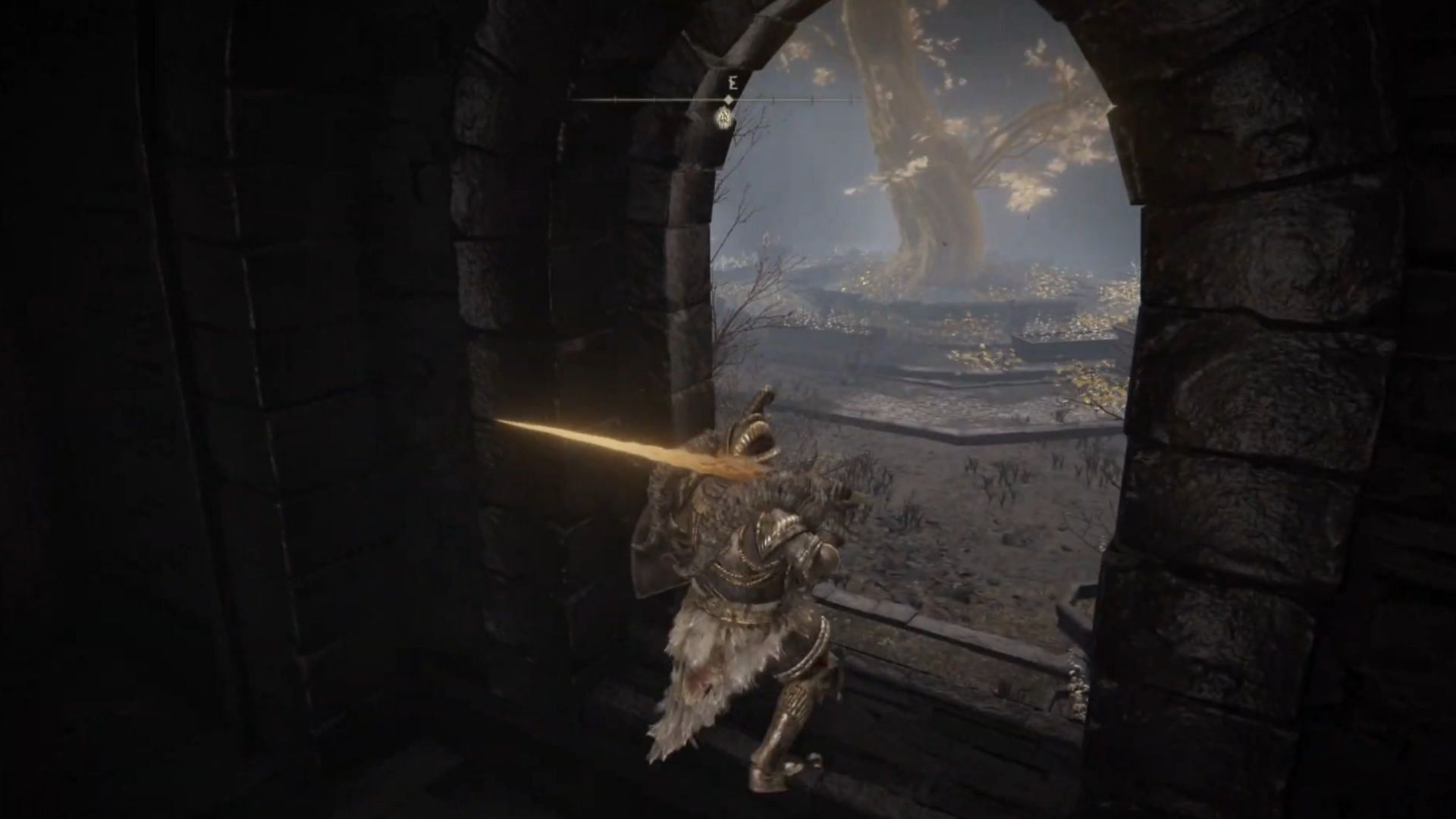 Just leap out the window and claim your prize! (Image via FromSoftware)