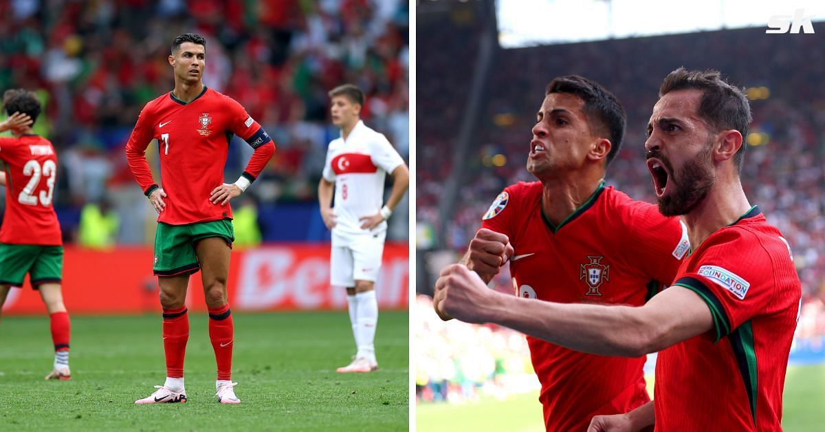 Bernardo Silva speaks about pitch invaders running in to meet Cristiano Ronaldo (Image via Getty)