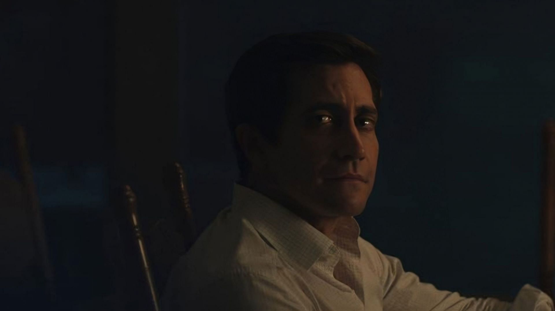 Jake Gyllenhaal in a still from the series (Image via Apple TV+)