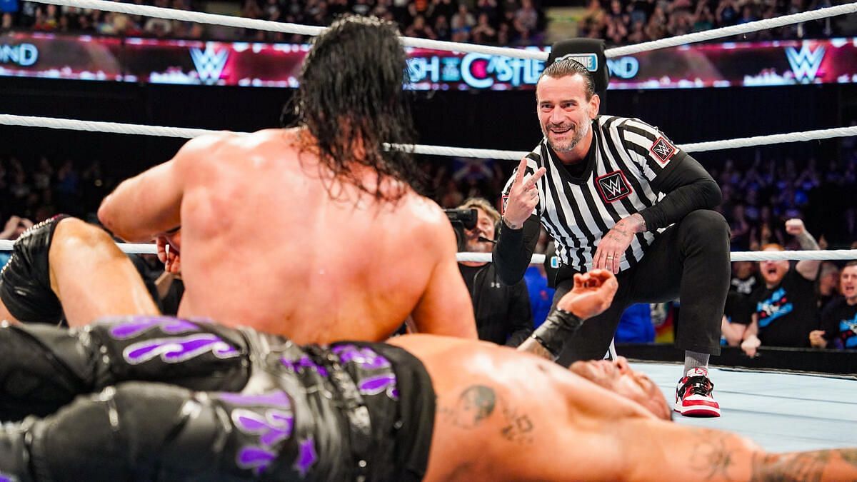 CM Punk cost Drew McIntyre the title at Clash at the Castle (Photo credit: WWE.com)