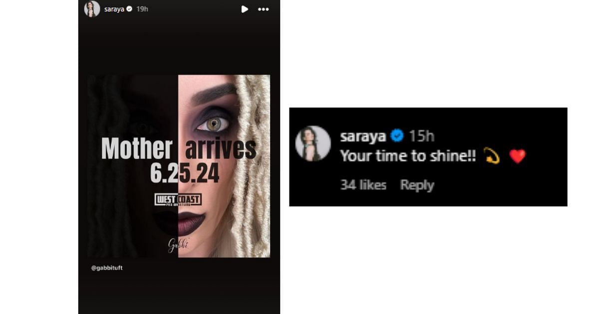 Saraya&#039;s reaction to Gabbi&#039;s return news