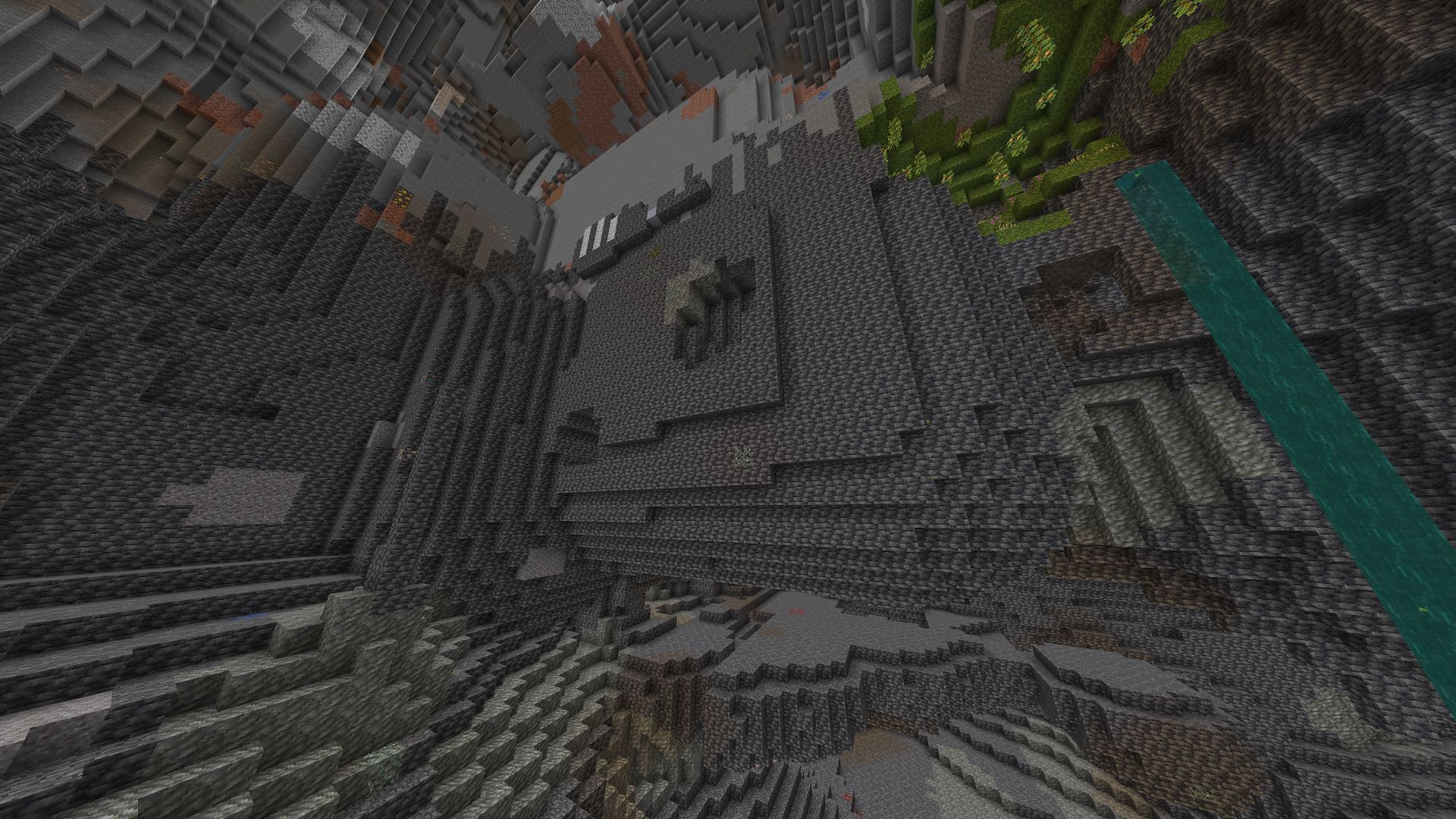 This Minecraft 1.21 seed tasks players with ascending to a trial chamber (Image via Mojang)